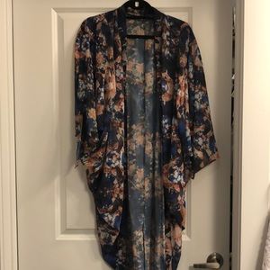 Floral Silk Kimono